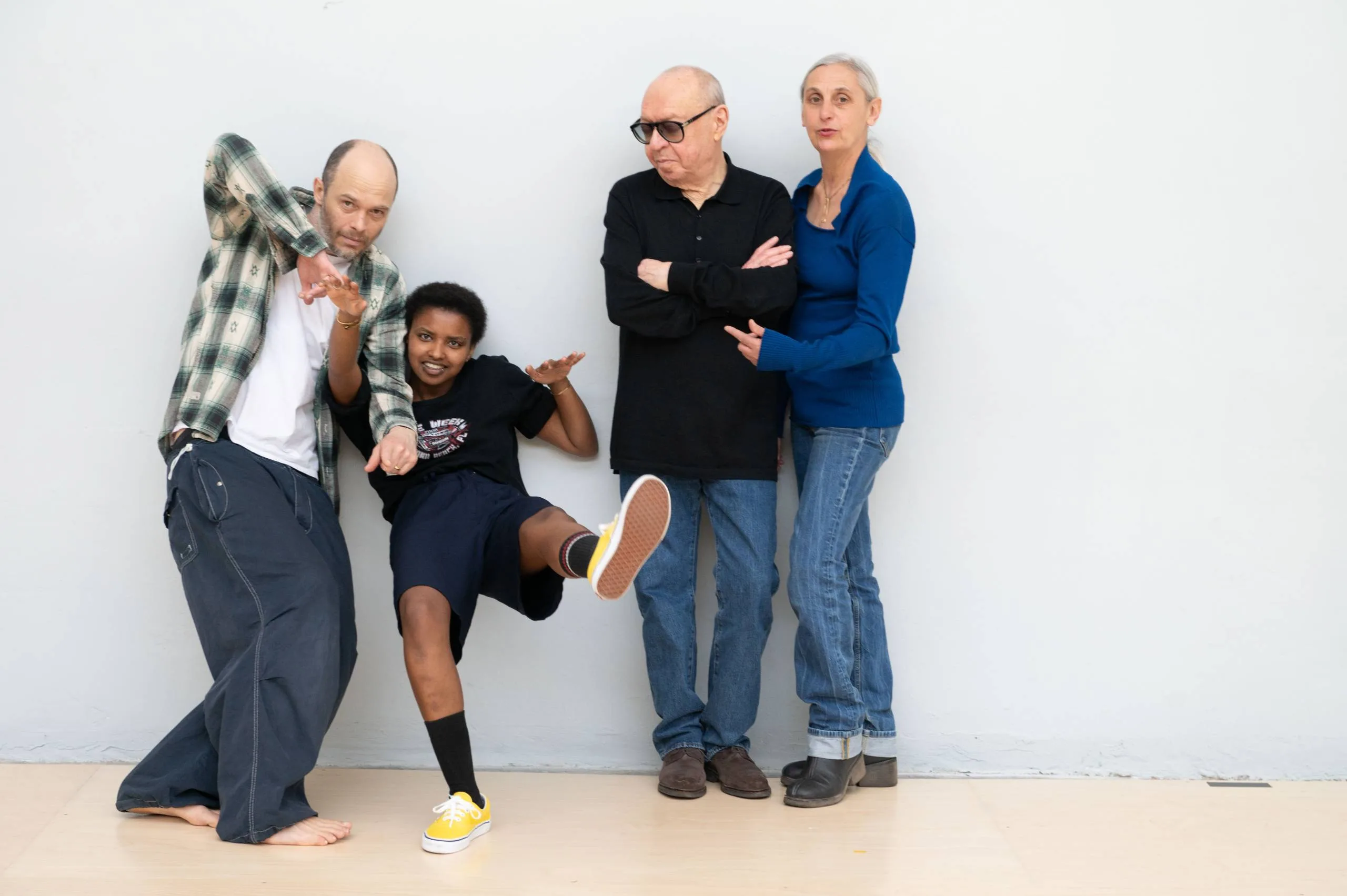 Portrait of Anne Teresa De Keersmaeker, Jean-Marie Aerts, Meskerem Mees, Carlos Garbin © Anne Van Aerschot