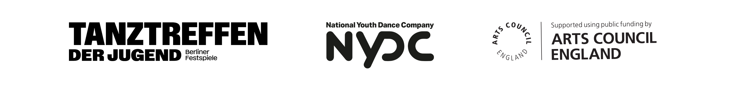The Tanztreffen der Jugend / NYDC / AC logos