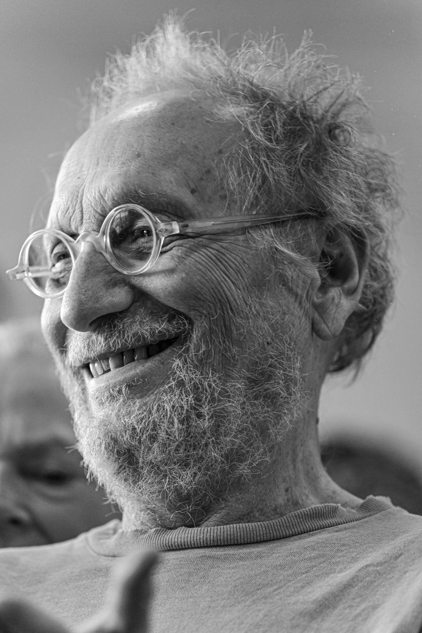 Black and white headshot of Fred Manson
